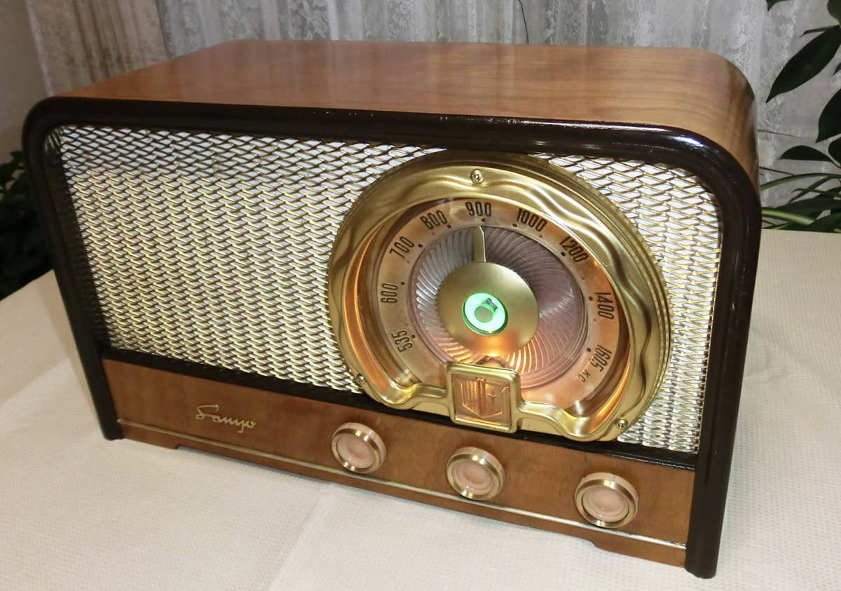 整備済み サンヨー SS-148 真空管ラジオ レストア済 修理済 動作品 整備済み サンヨー SS-148 真空管ラジオ レストア済 修理済 動作品
