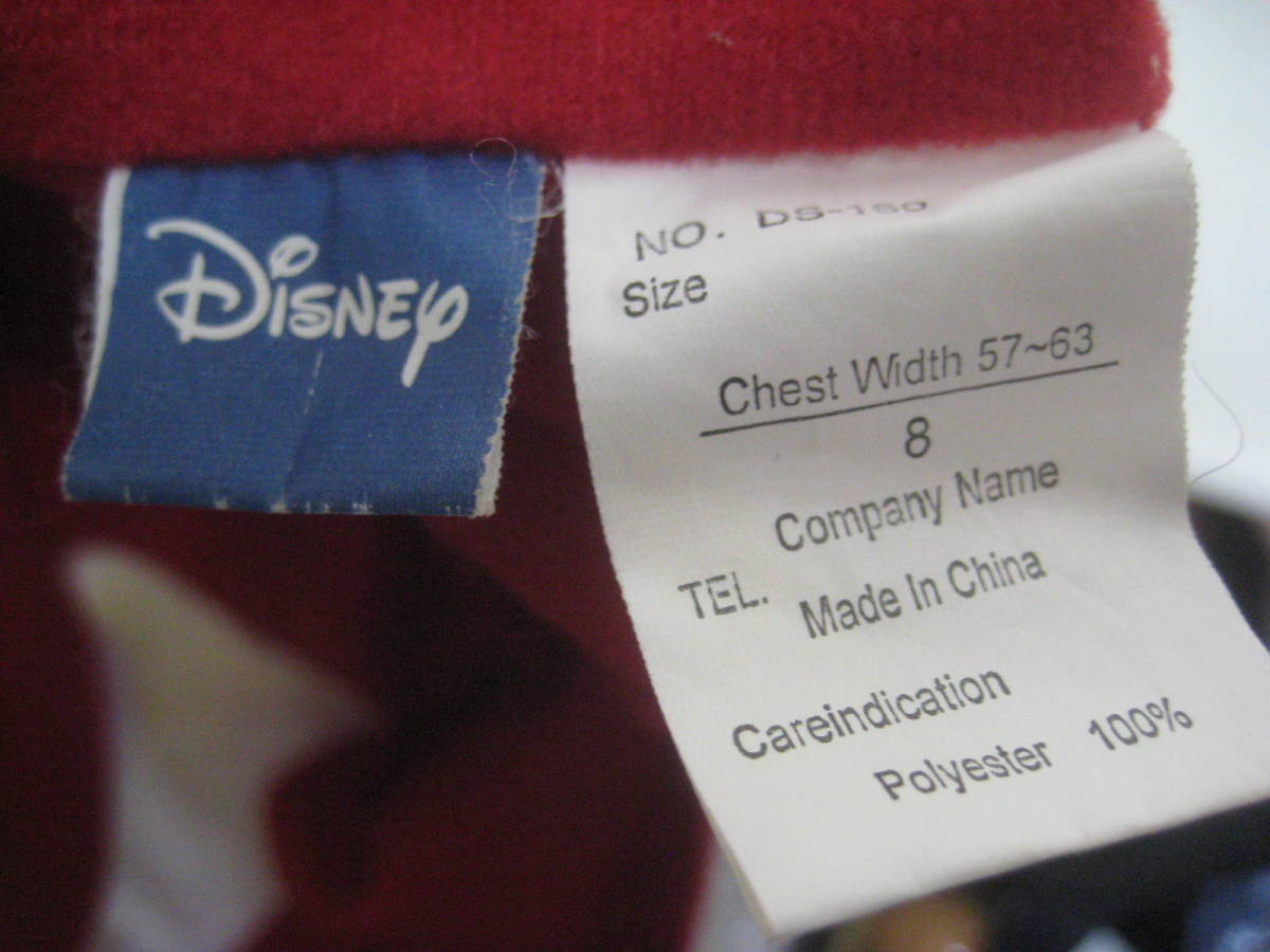 一点物!! Disney ディズニー ミニーマウス KIDS用 スカジャン サイズ 8_画像6