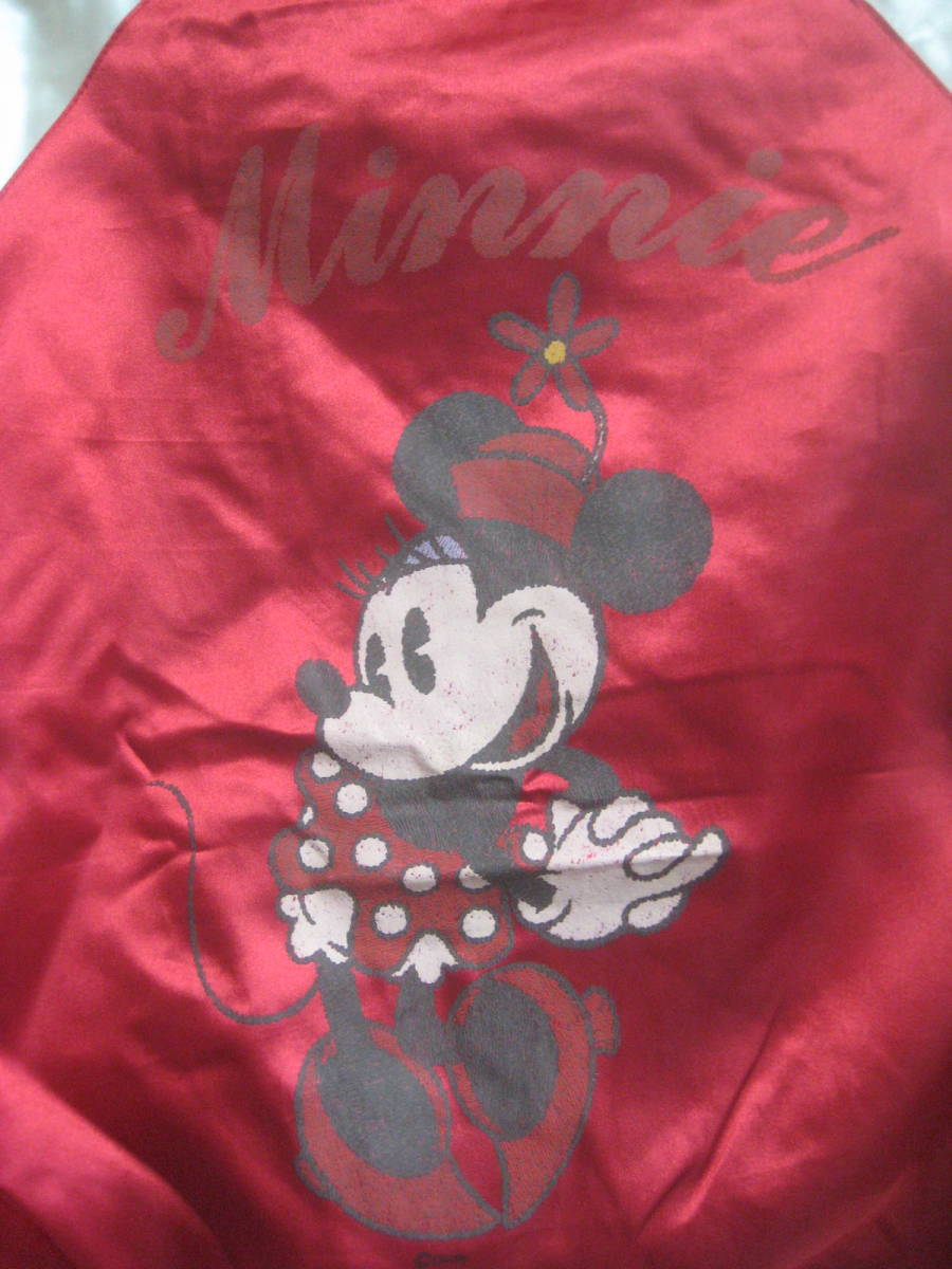 一点物!! Disney ディズニー ミニーマウス KIDS用 スカジャン サイズ 8_画像3