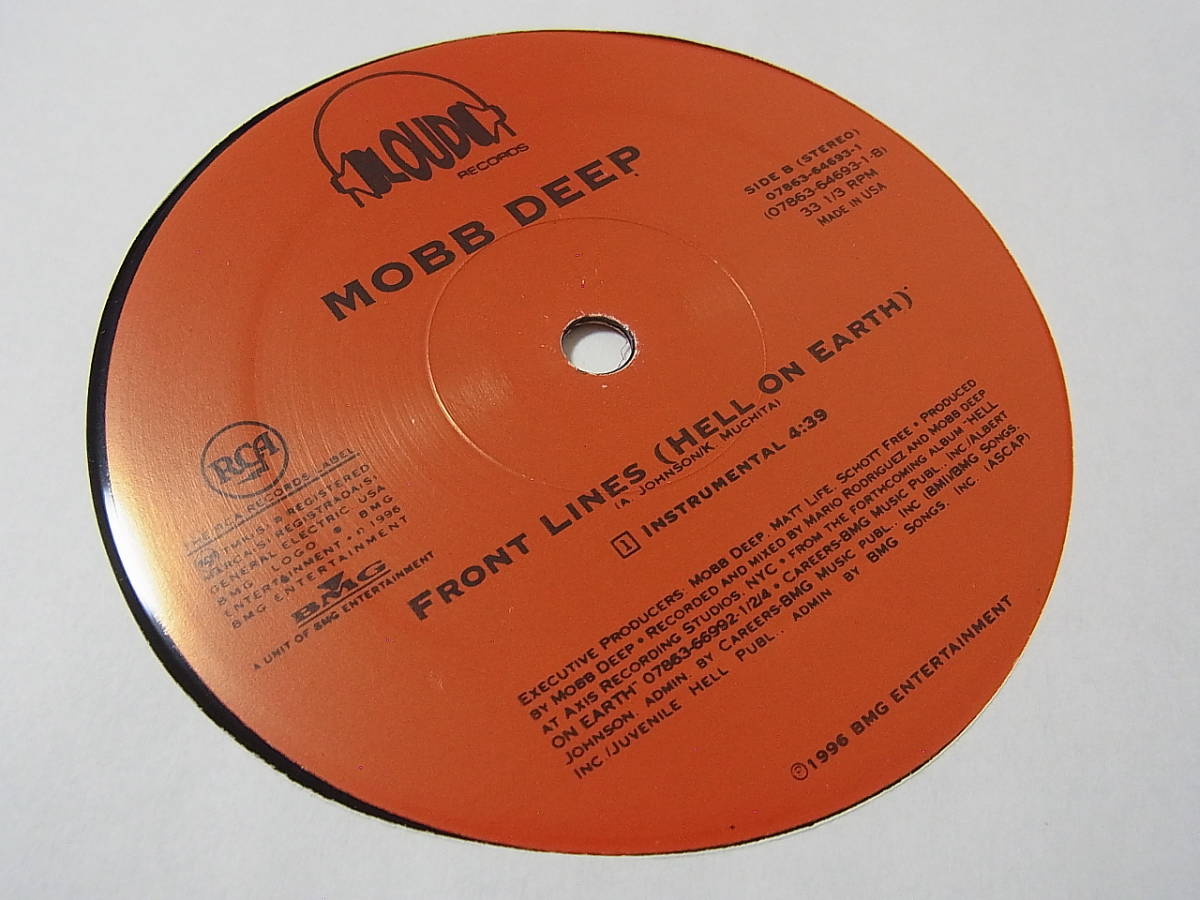 【レコード】 Mobb Deep - Front Lines (Hell On Earth) /Loud Records/US/1996/12inch/ORIGINAL/状態良好の画像4