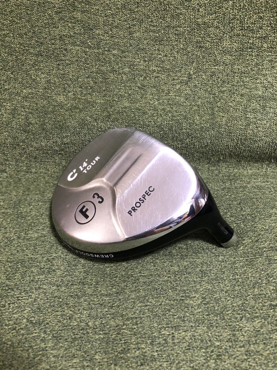 下駄ソール クルーズゴルフ 3W CREWSGOLF TOURLINK F-WOOD 3W スプーン 14° プロスペック フェアウェイウッド 送料無料
