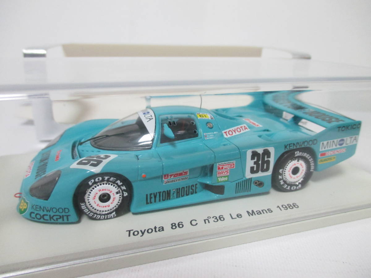 絶版レイトンハウストヨタ86C ルマン24時間レース 1986年 1/43|代購幫