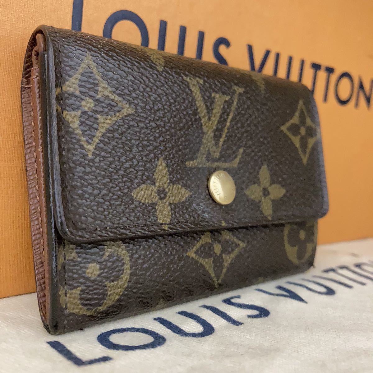 R420 1円~ Louis Vuitton ルイヴィトン M61930 モノグラム ポルトモネ