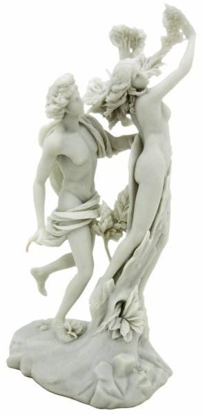 アポロ(アポロン)とダフネ ギリシャ女神の彫刻像 彫像大理石風 (ベルニーニ作) / バロック彫刻家 (輸入品