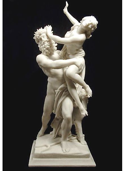 ベルニーニ作 ペルセポネーをさらおうとするプルート彫像 プロセルピナの略奪 ギリシャ神話彫刻（輸入品