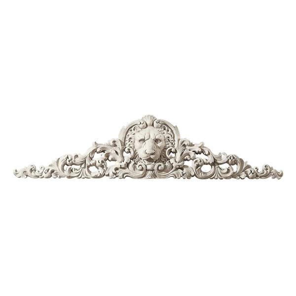 レムラード ライオン彫刻ウォールペディメント） 壁彫刻 彫像/ 切妻アート破風 新古典主義(輸入品_画像2