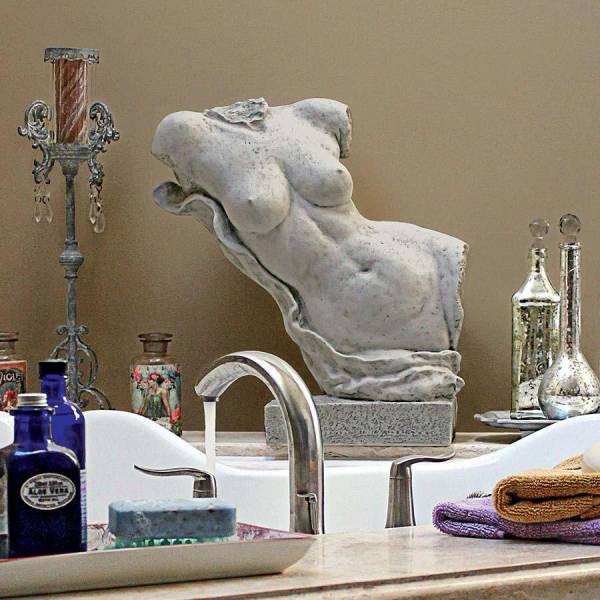 アフロディーテ愛の女神、ビーナスのトルソー（胴体）断片像 彫刻 彫像/ アート美術品（輸入品