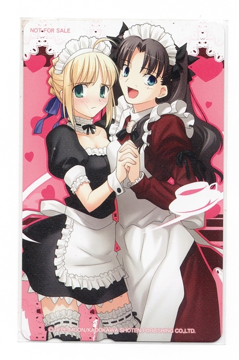 700円 Ps2版 Fate Stay Night メッセサンオー 特典 テレカ セイバー 遠坂凛 武内崇 Type Moon テレビゲーム 売買されたオークション情報 Yahooの商品情報をアーカイブ公開 オークファン Aucfan Com