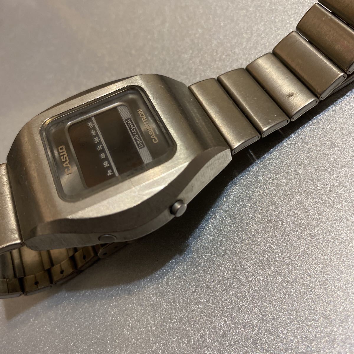 CASIO カシオ カシオトロン TRN-110T チタン クォーツ ジャンク CASIO カシオ カシオトロン TRN-110T チタン クォーツ ジャンク