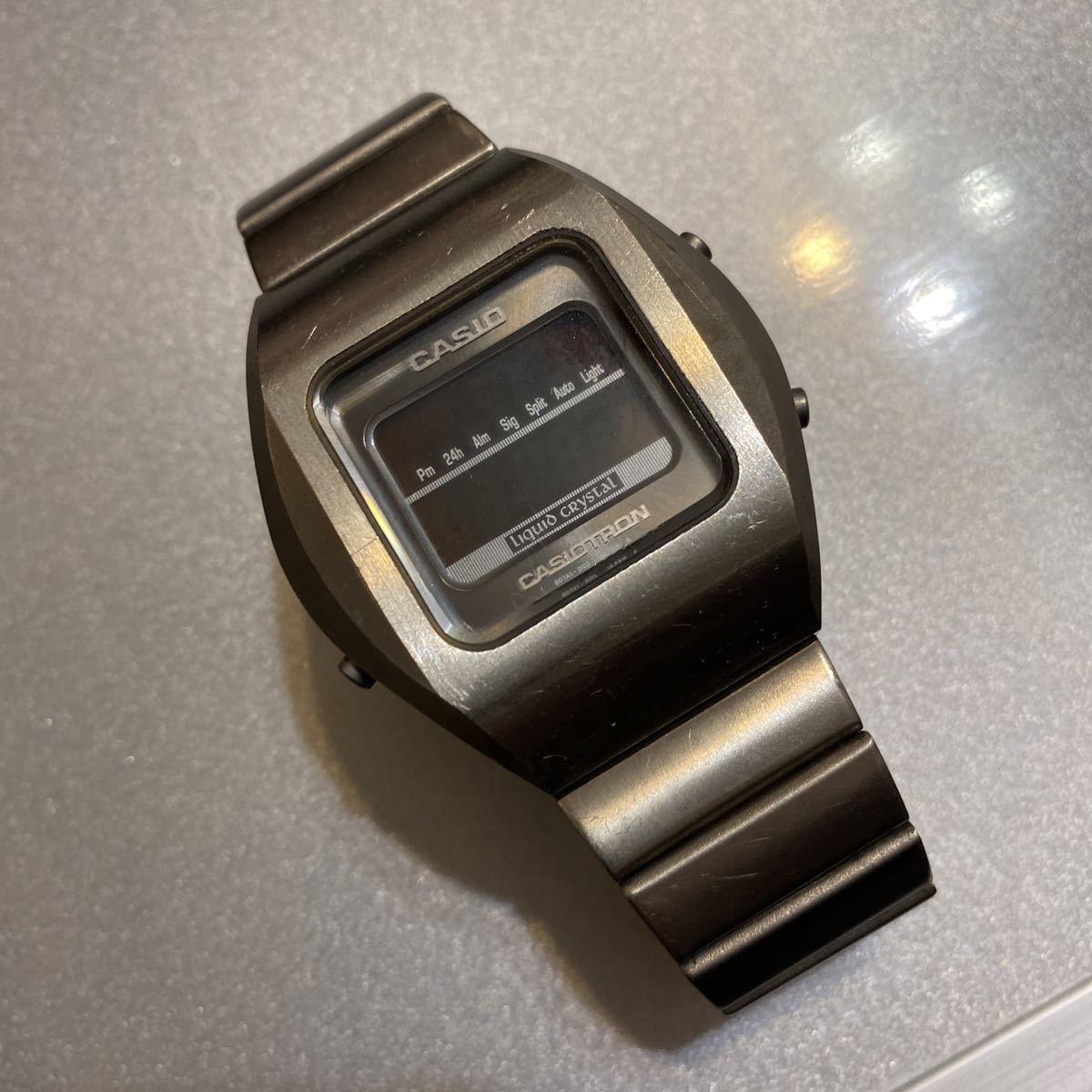 CASIO カシオ カシオトロン TRN-110T チタン クォーツ ジャンク CASIO カシオ カシオトロン TRN-110T チタン クォーツ ジャンク