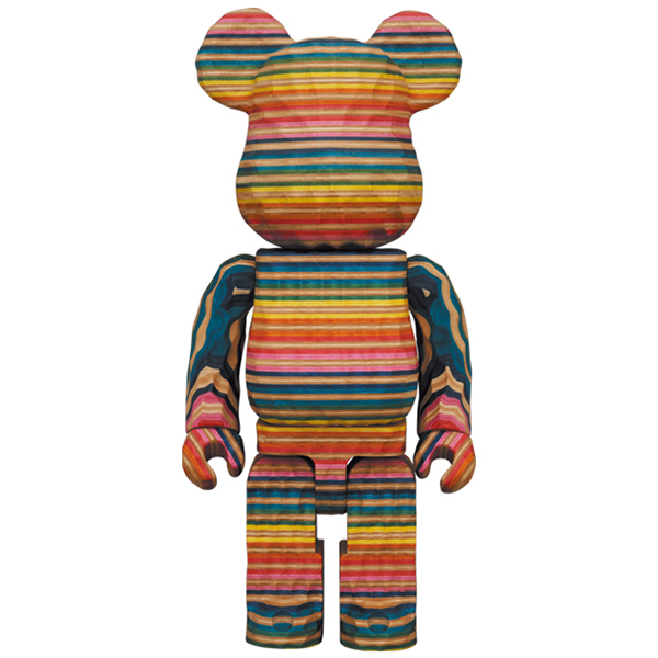 ☆★BE@RBRICK カリモク fragmentdesign x HAROSHI carvedwood 400％ 新品未開封_画像1