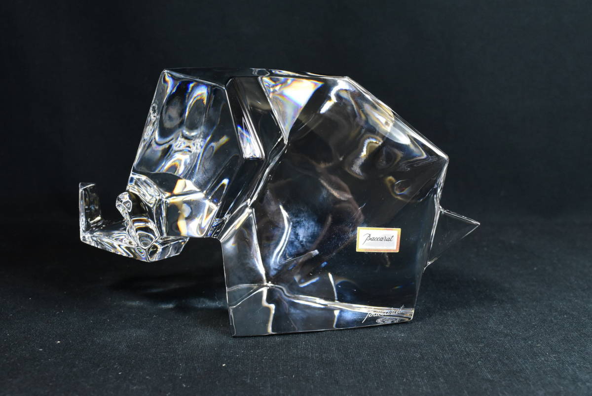 ヤフオク! - Baccarat バカラ オリガミ クリスタル ゾウ オー...