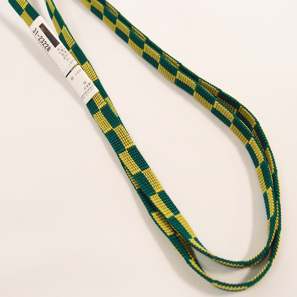 M size three minute cord green series city pine collection made in Japan silk [ collar preeminence peace ..]