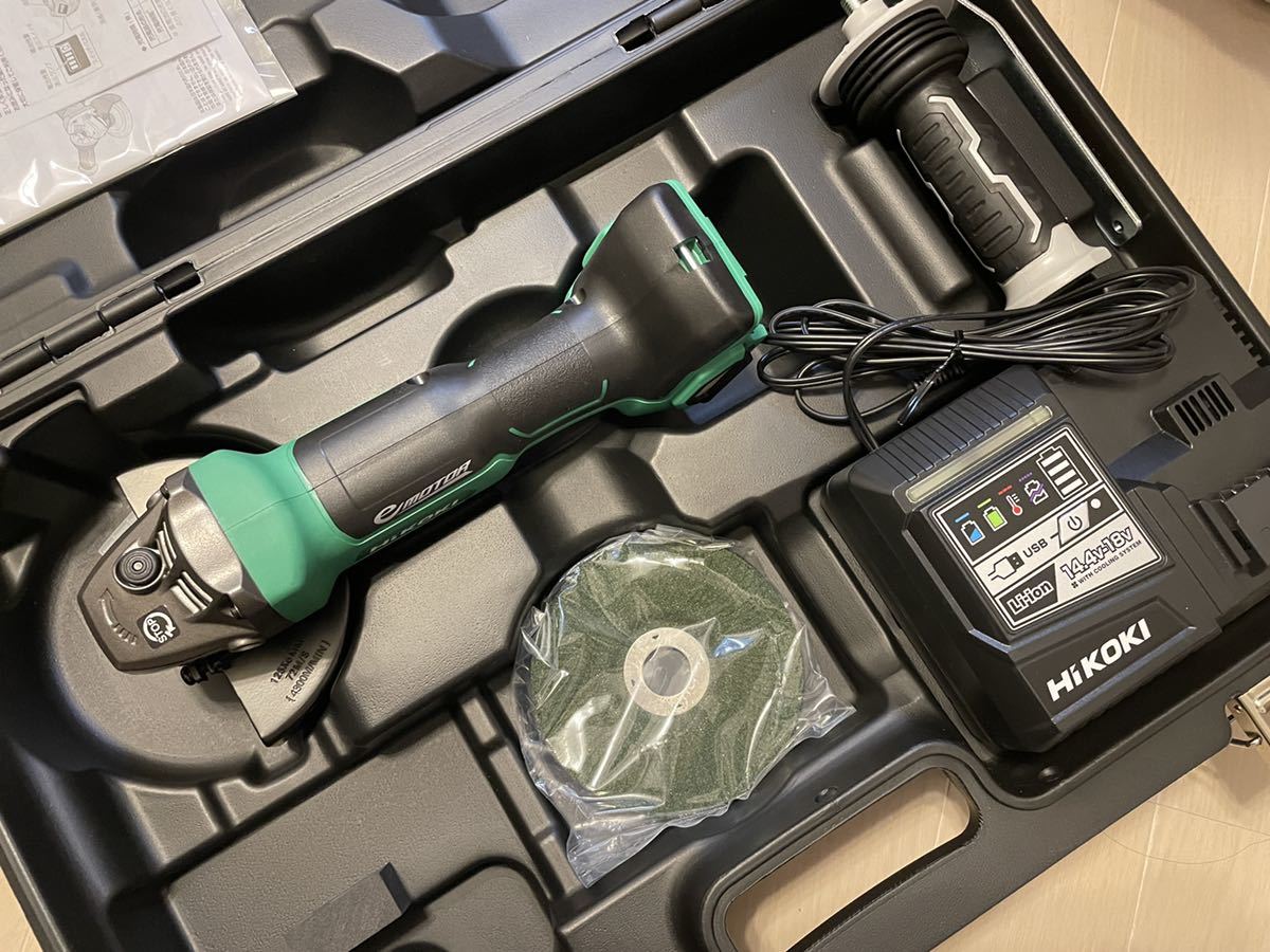 未使用品】HiKOKI コードレスディスクグラインダ 36V 125mm G3613DB