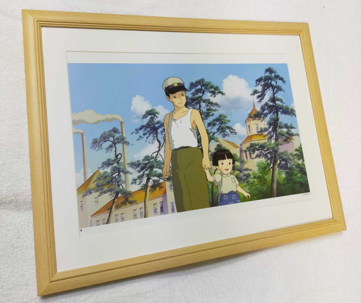 超レア!　スタジオジブリ　火垂るの墓【額装品】ジブリ　ポスター　検)ジブリ絵画　複製原画　ポストカード.ジブリカレンダー　宮崎駿　_画像6