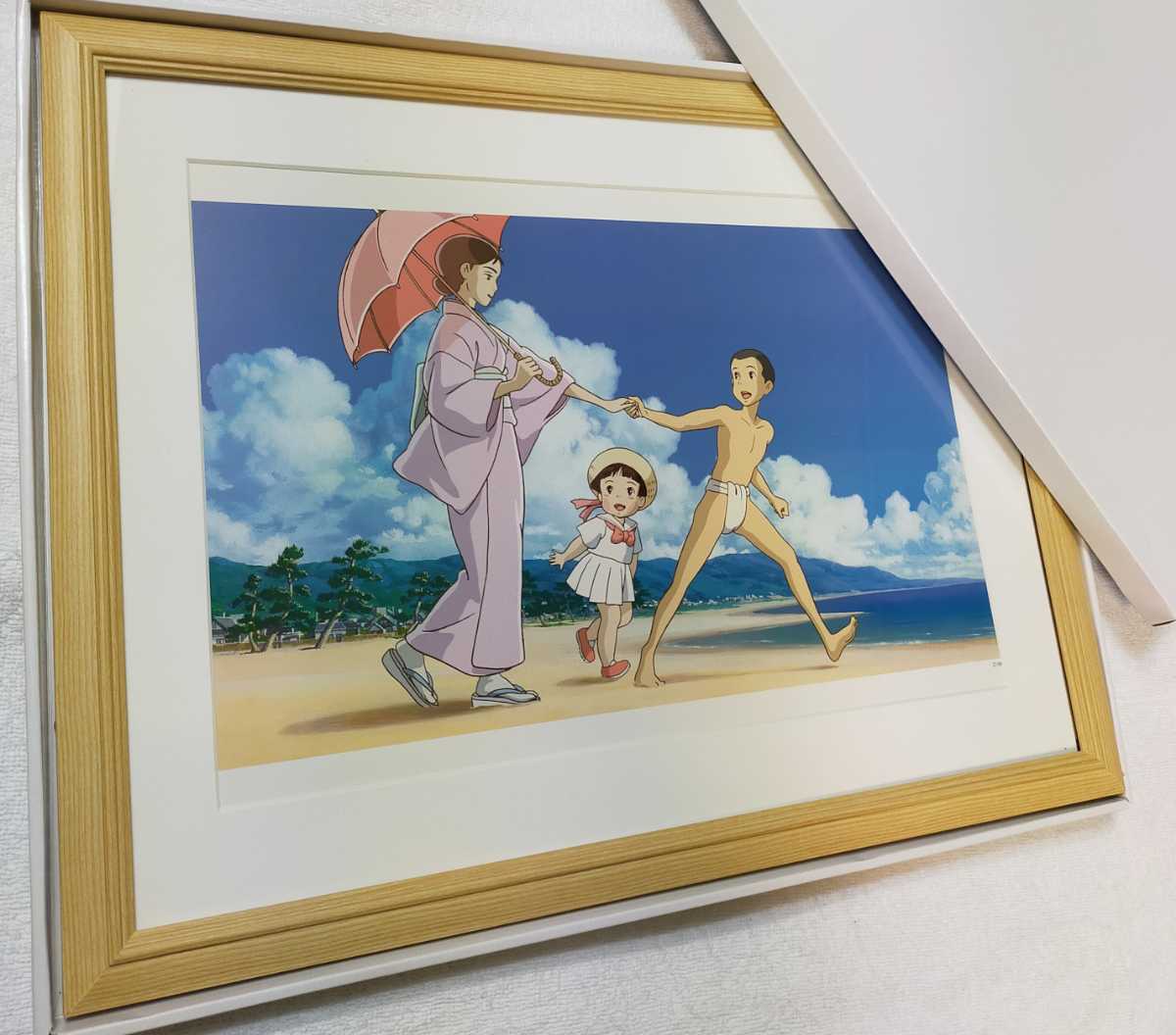 超レア!　スタジオジブリ　火垂るの墓【額装品】ジブリ　ポスター　検)ジブリ絵画　複製原画　ポストカード.ジブリカレンダー　宮崎駿a_画像1