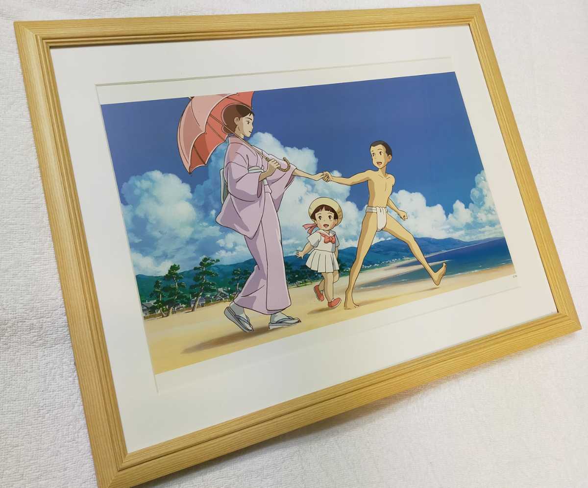 超レア!　スタジオジブリ　火垂るの墓【額装品】ジブリ　ポスター　検)ジブリ絵画　複製原画　ポストカード.ジブリカレンダー　宮崎駿a_画像6