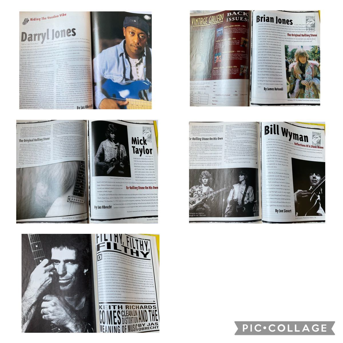 ローリングストーンズ Inside The Voodoo Lounge.the rolling stones. Guitar Player Magazine 別冊 1994年US誌 英語 ブードゥーラウンジ