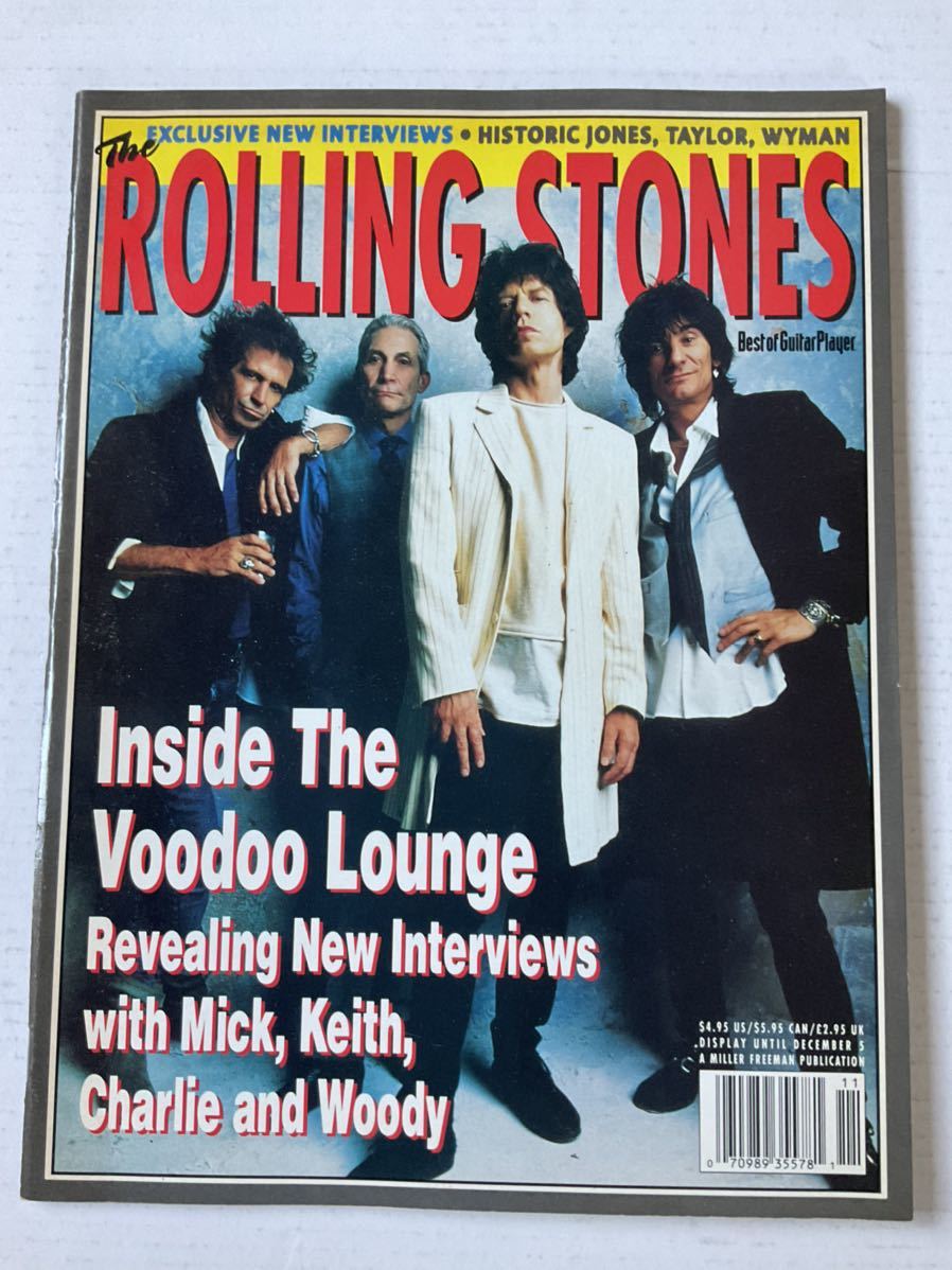 ローリングストーンズ Inside The Voodoo Lounge.the rolling stones. Guitar Player Magazine 別冊 1994年US誌 英語 ブードゥーラウンジ