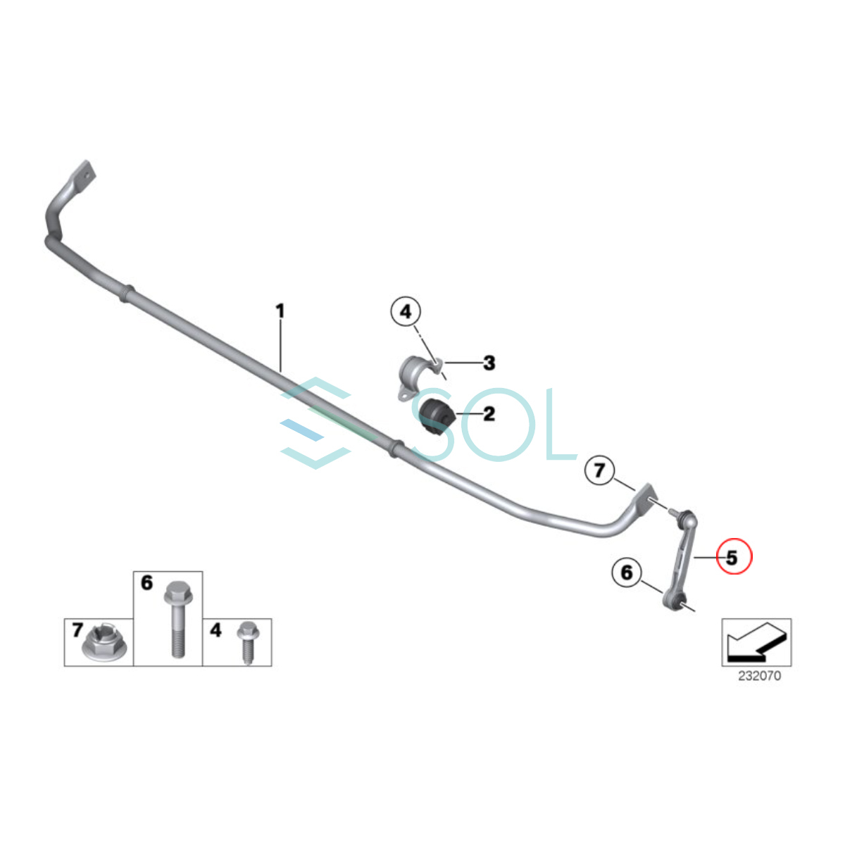 BMW G01 X3 G02 X4 フロント スタビライザーリンク スタビリンク 左右共通 20dX 20iX 30iX 30eX M40dX M40iX 33556870702 出荷締切18時_画像4