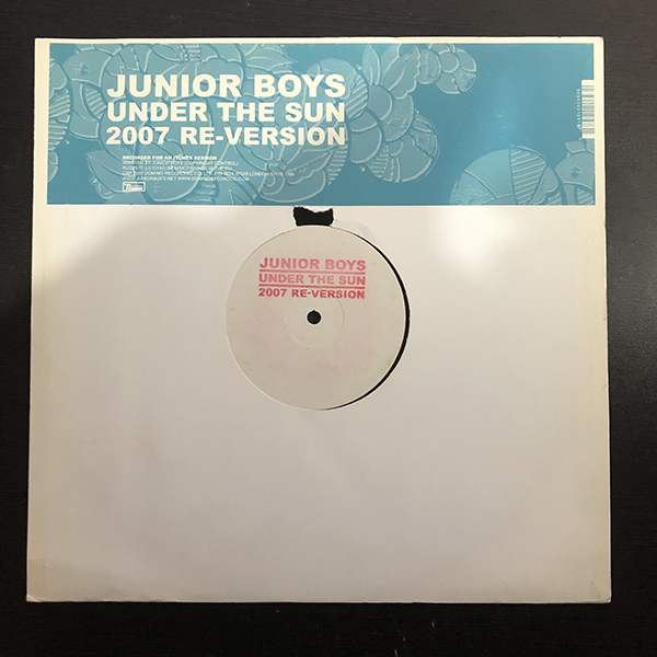 Junior Boys / Under The Sun 2007 Re-Version [Domino RUG257T] 片面プレス バレアリック_画像1