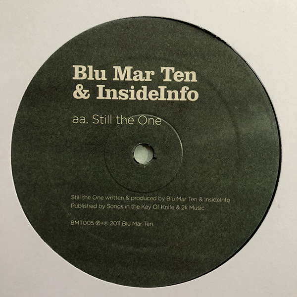 Blu Mar Ten & InsideInfo / Five Summers cw Still The One [Blu Mar Ten Music BMT005] _画像4