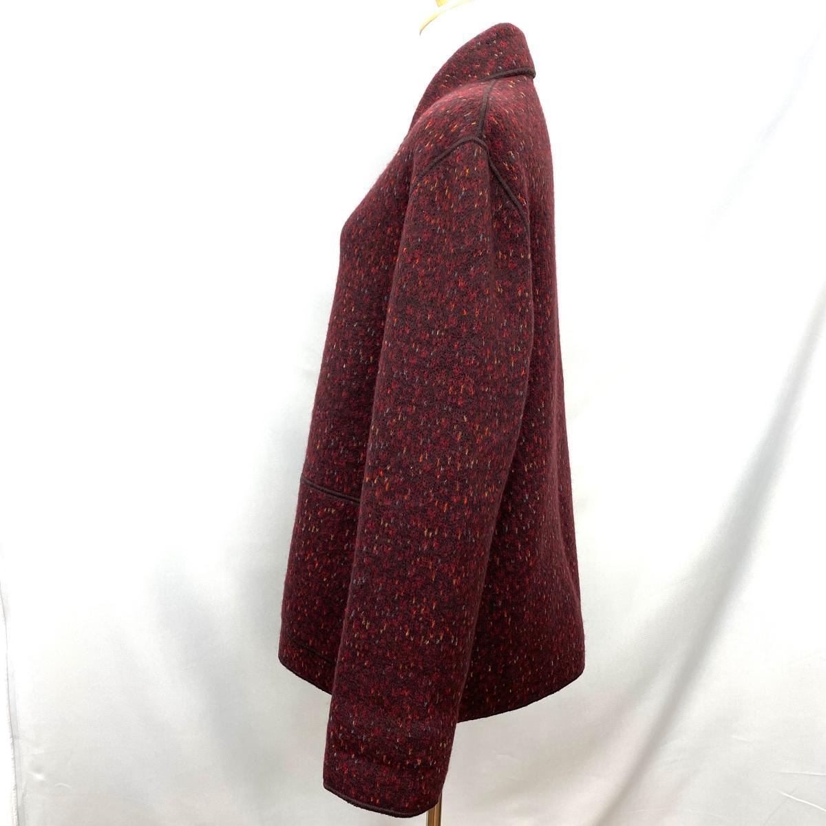 良好◇MISSONI ミッソーニ ニットコート サイズ44◇red /赤/レッド