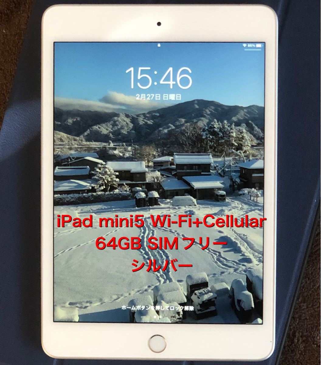 できます Apple - iPad mini5 Wi-Fi＋Cellular 64GB（おまけ付）の通販