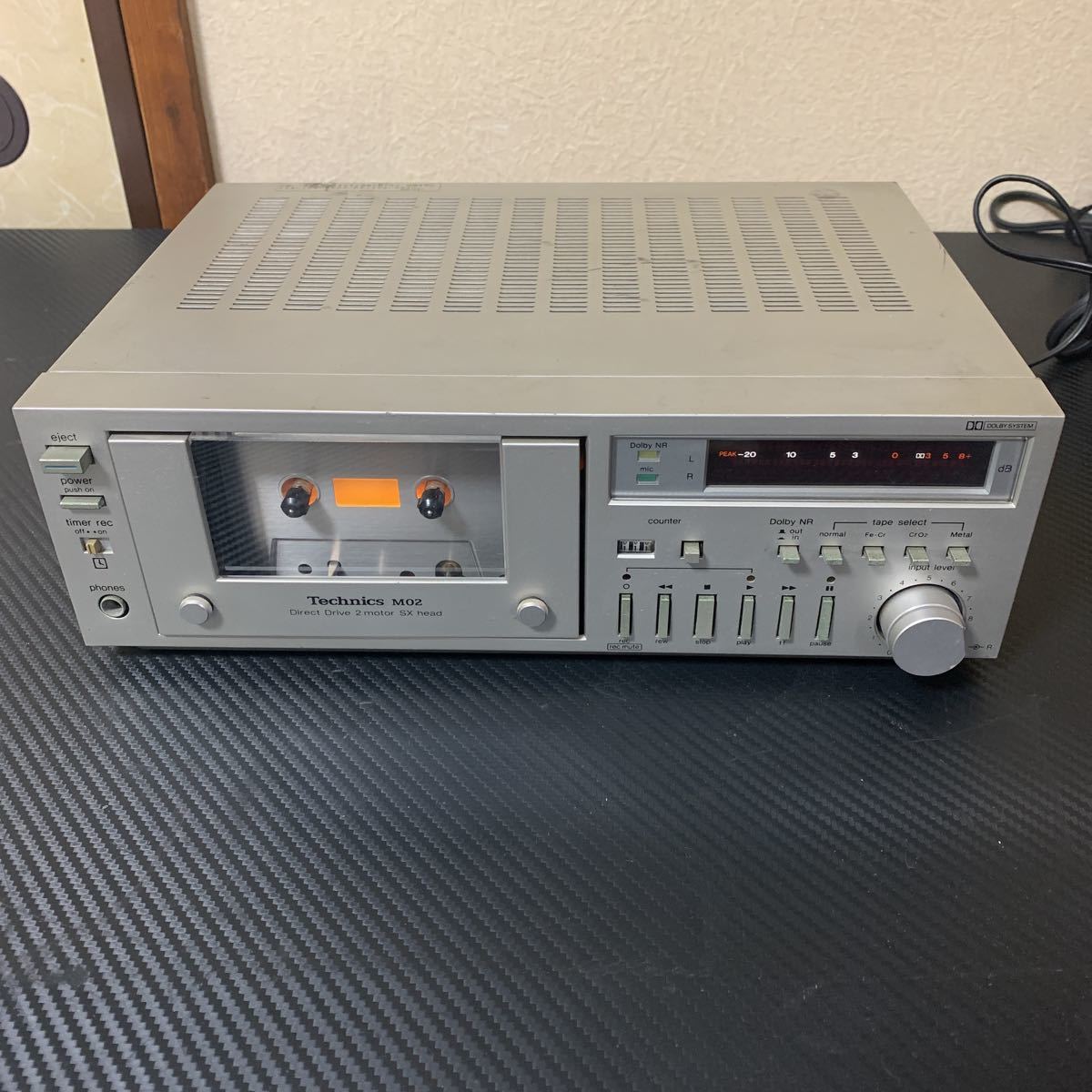希少・再生OK】Technics テクニクス RS-M02 カセットデッキ | www