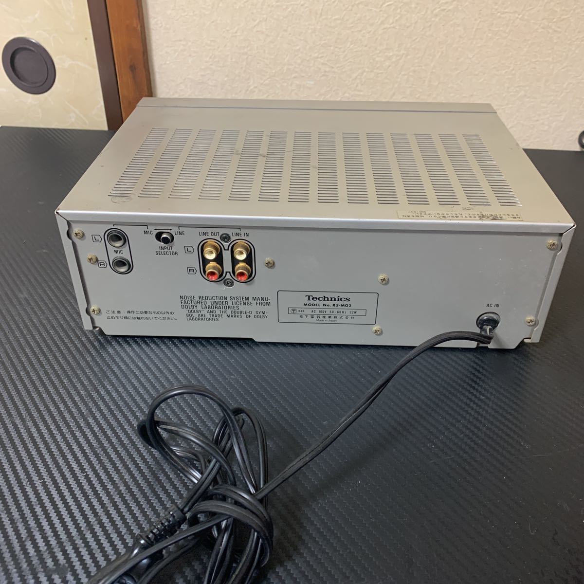 希少・再生OK】Technics テクニクス RS-M02 カセットデッキ | www