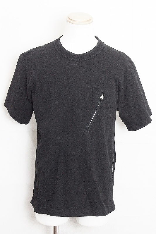 S*サカイ sacai ジップポケット Tシャツ サイドジップ TEE 20SS メンズ