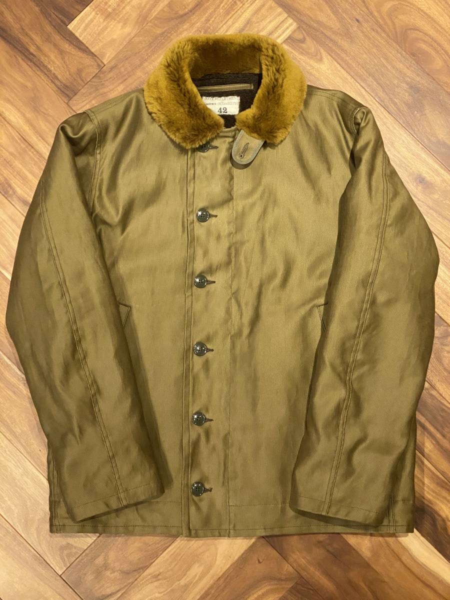 Yahoo!オークション - The REAL McCOY'S N-1 DECK JACKET KHAKI Yahoo!オークション - The REAL McCOY'S N-1 DECK JACKET KHAKI