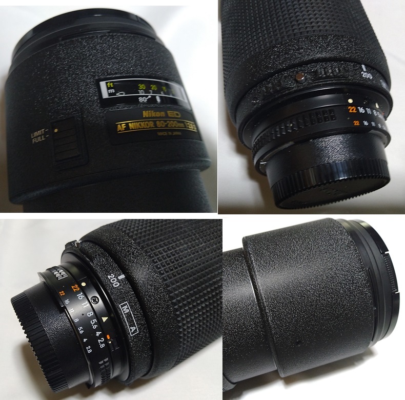 純正公式 極上品！ニコン Nikon ED AF　Nikkor80-200mm 1:2.8D 一眼（オートフォーカス）　（不具合の場合返品保証1週間）