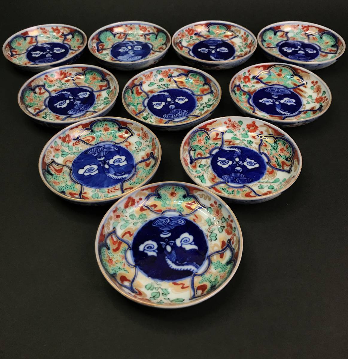 古伊万里 金襴手雲龍文 皿 10客 美品 www.gastech.com.tr