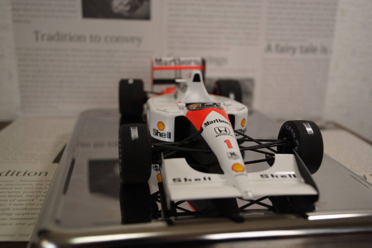 マクラーレンホンダMP4/6(完成品)フジミ1/20 プラモデル マクラーレンホンダMP4/6(完成品)フジミ1/20 プラモデル