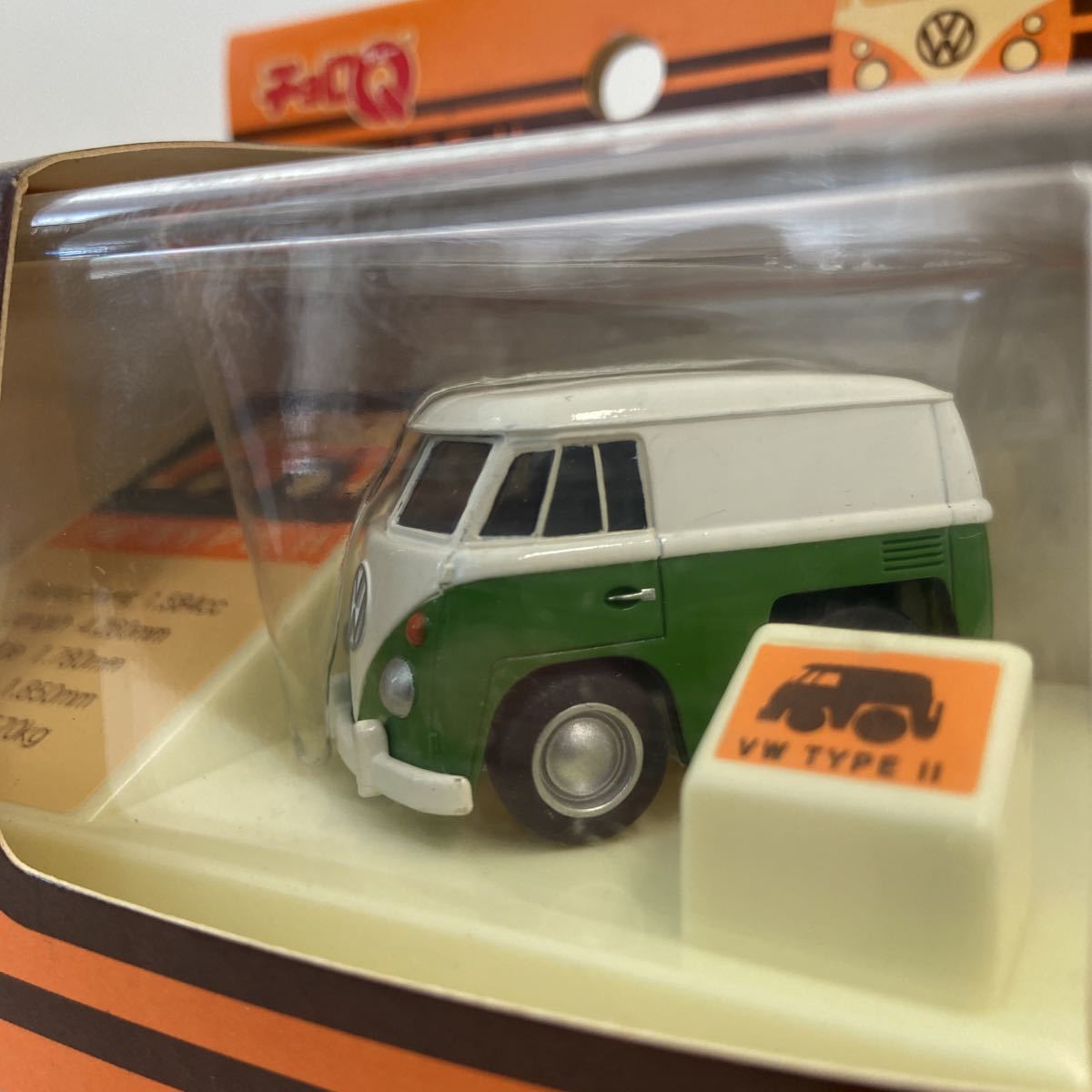 未開封 チョロQ VW TYPE Ⅱ グリーン フォルクスワーゲン タイプ2 ワーゲンバス ミニカー モデルカー_画像3