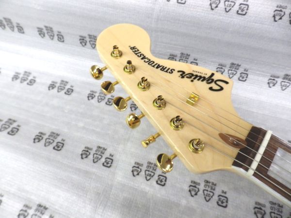 激レア 限定品 Squier by Fender 40TH ANNIVERSARY STRATOCASTER GOLD