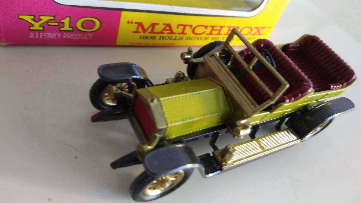 【美品】MATCHBOX SERIES Y-10 1906 ROLLS ROYCE SILVER GHOST ミニカー_画像3