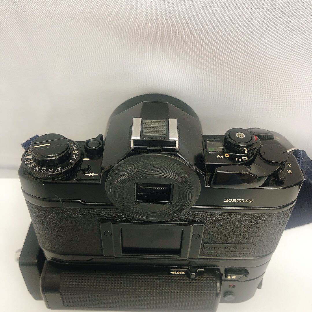 BB64 Canon キャノン A-1 FD 50mm 1:1.4 フィルムカメラ レンズ付 中古 現状品 動作未確認_画像3