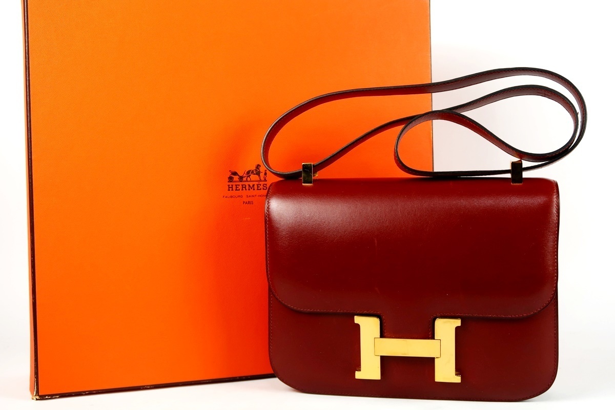 【おまけ付】 エルメス 【美品】HERMES コンスタンス23 ブランド鞄【KX56】 〇Z刻 ショルダーバッグ ルージュアッシュ ボックスカーフ その他