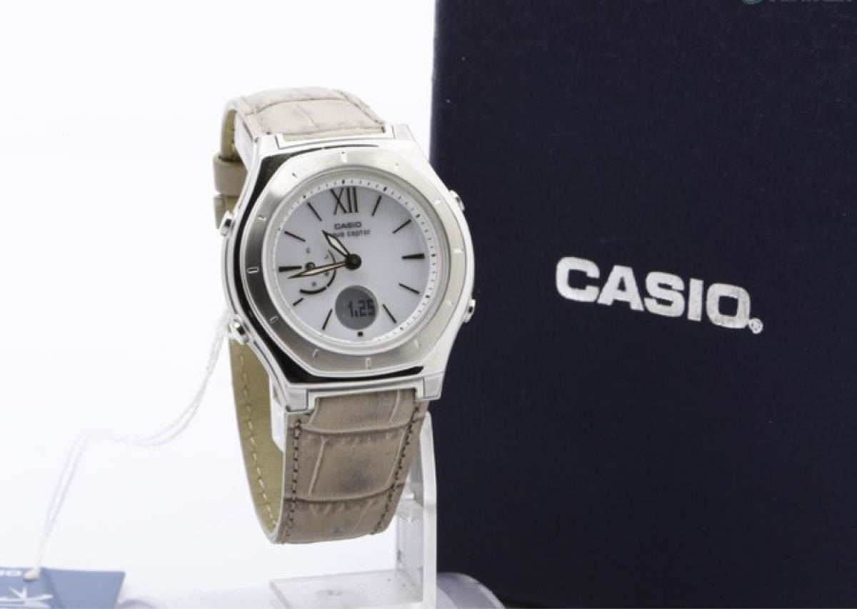 送料無料(カシオ)CASIO 腕時計 LWA-M160L-8AJF レディース ベージュ 本