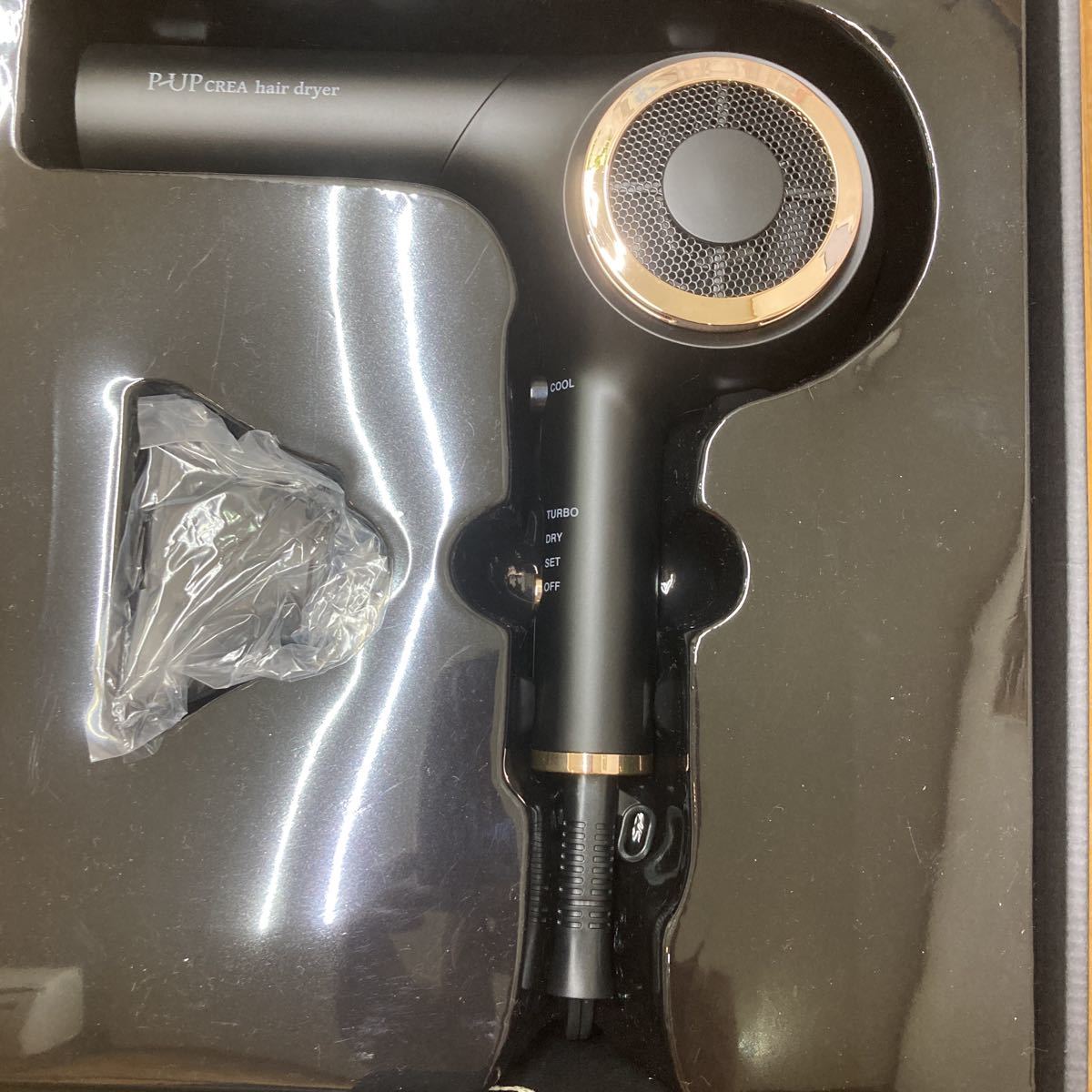 FRONTe P-UP CREA HAIR DRYER BLACK-