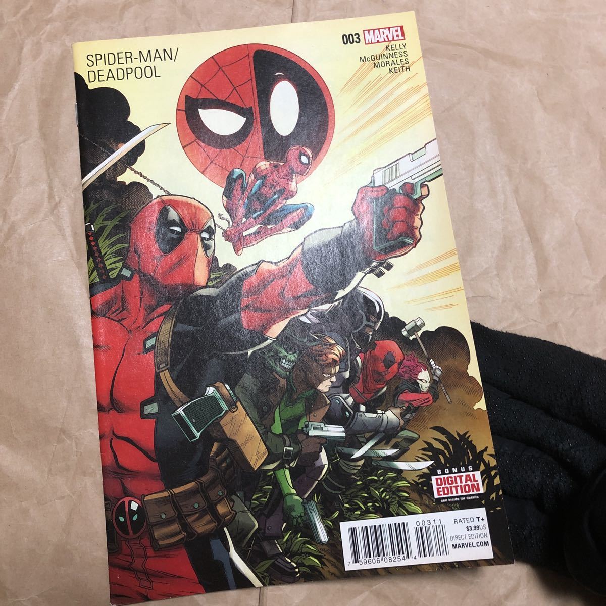PayPayフリマ｜アメコミ Spider-Man Deadpool #3 リーフ/leaf マーベル/MARVEL スパイダーマン デッドプール  送料無料