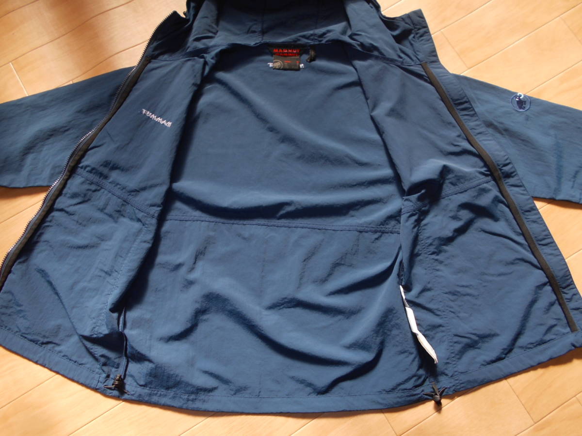 ☆MAMMUT/マムート　フルZIPナイロン.マウンテンタフパーカー　アジアサイズL/良品！1010-25420春夏用フーディークライミングトレッキング_画像7