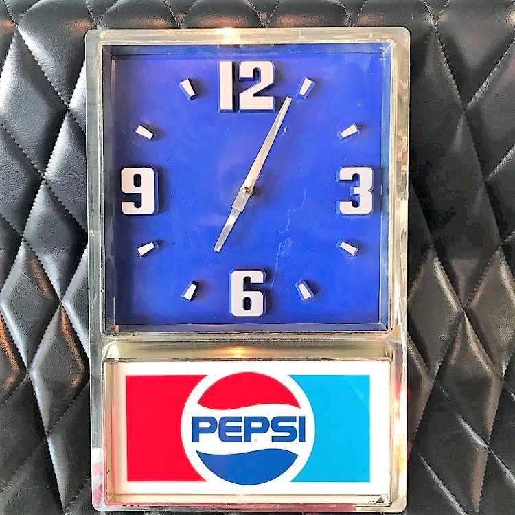 アメリカ ヴィンテージ】PEPSIウォールクロック 当時物 www.gastech.com.tr