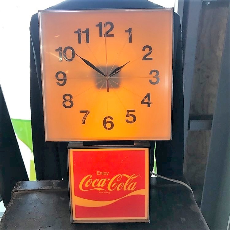 [ America Vintage ]Coca Cola свет часы подлинная вещь 