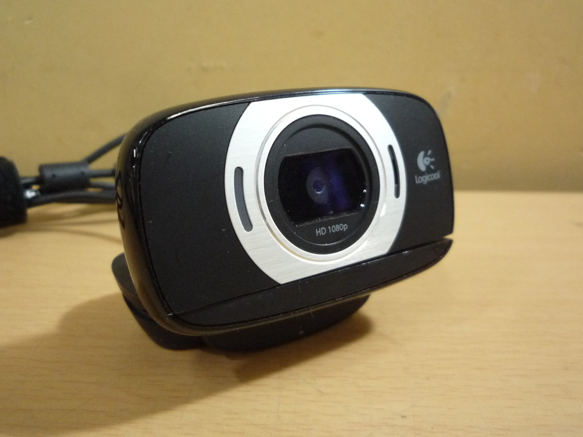 * free shipping *[ used ]Logicool WEB camera C615 V-U0027 full HD 1080p Mike built-in arm stand attaching present condition goods video chat tere Work etc. 