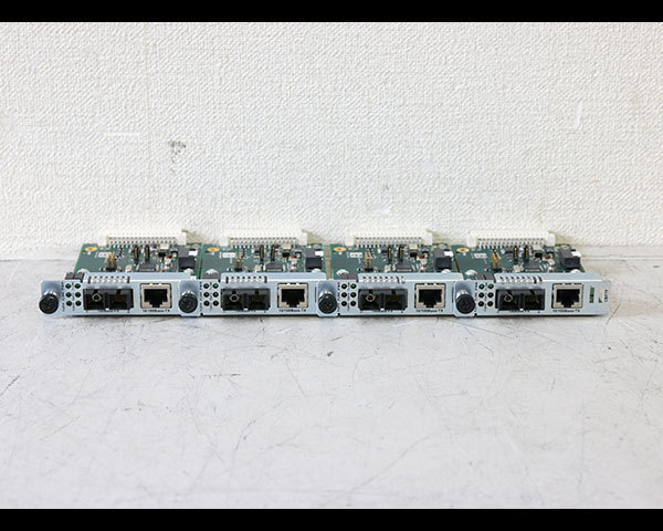 [ジャンク品] Transition Networks CBFTF1014-105 CPSMC13xx-100等用 10/100 LANモジュール 動作未確認 4枚組_画像2