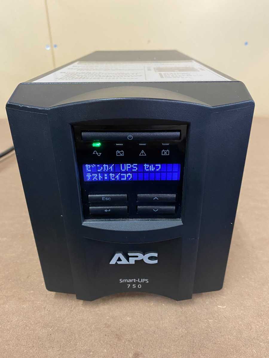 レオパードフラワーブラック APC Smart-UPS 750 LCD 100V -通電動作