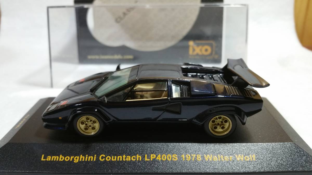 絶版希少 1/43 IXO Lamborghini Countach LP400S 1978 Walter Wolf
